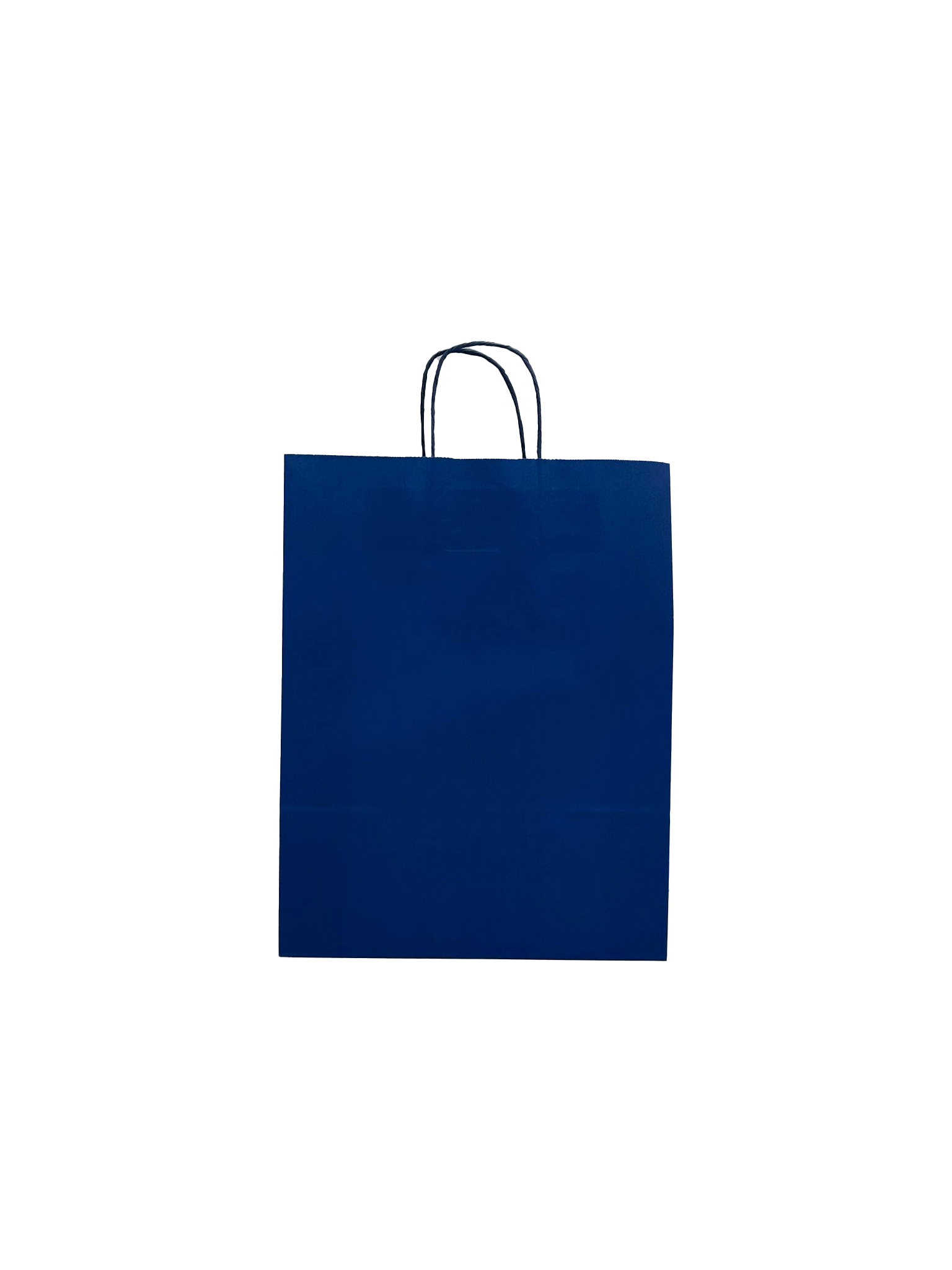 Paper Carrier Bags dark Blue 32+12x41cm Kraft 100 grams (50 pieces) [PAM3241DKBL]
