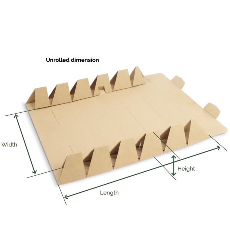Rollor Light 41,7x13x11,7cm Brown (25 pcs) [FP-ROL003]