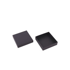 Kraft Gift Boxes with Lids 12x12x3cm Black (40 pcs) [FP-VPL011]