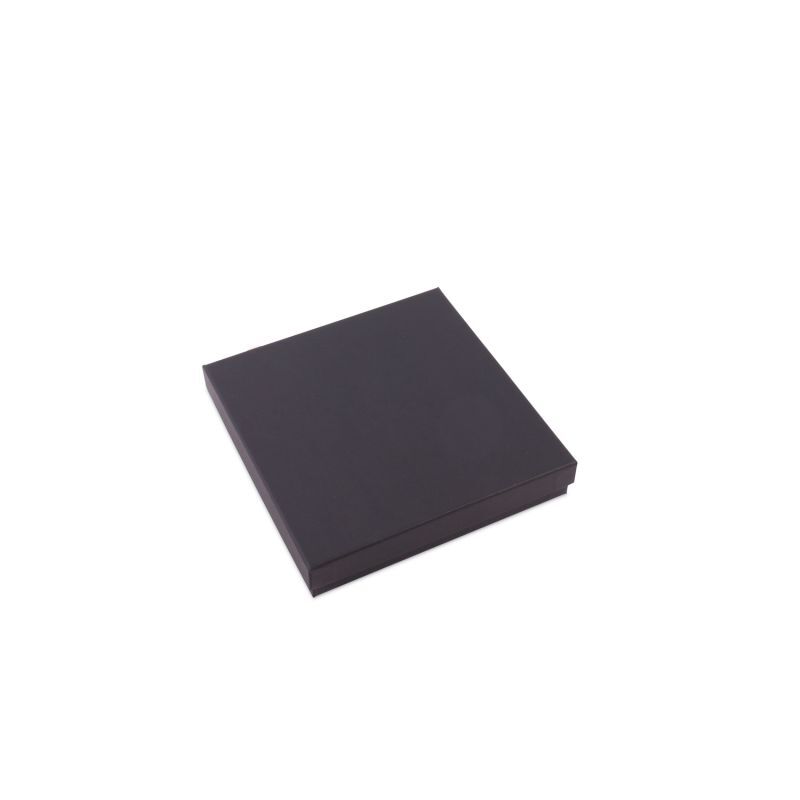 Kraft Gift Boxes with Lids 17,7x17,7x3,2cm Black (40 pcs) [FP-VPL012]