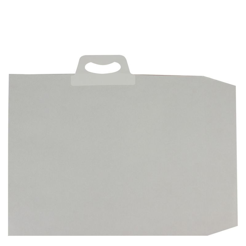 Recycled paper shipping bag with a flap closure 41x46,5+2x4cm White (100 pcs) [FP-VZP018]