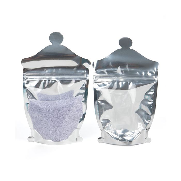 Apothecary Jar Shaped Pouch, Clear Front Panel 14x6x22,9cm (100 Pieces) [SP3J]
