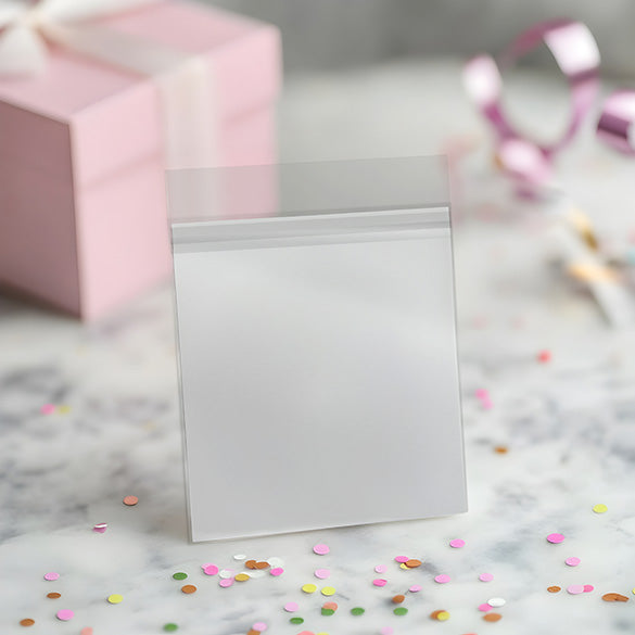 Plastic Bags 26.5x33.7cm Transparent Peel and Seal (100 pieces) [B10X13PC]