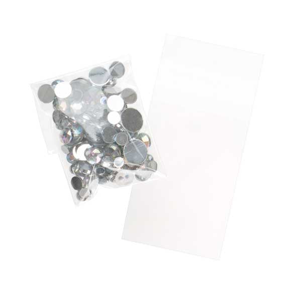 Plastic Bags 5x7cm Transparent Peel and Seal (100 pieces) [B1X2XL]