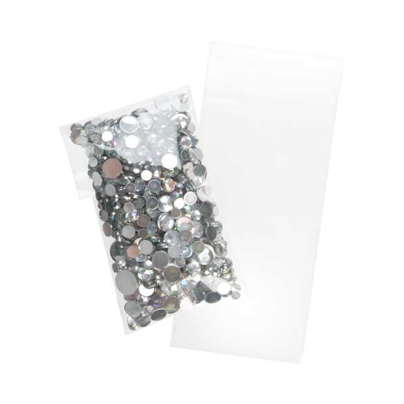 Plastic Bags 5.1x6.4cm Transparent Peel and Seal (100 pieces) [B2X2H]