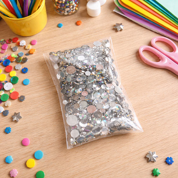 Plastic Bags 5.1x6.4cm Transparent Peel and Seal (100 pieces) [B2X2H]