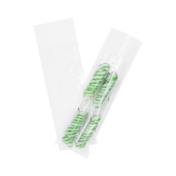 Plastic Bags 5.6x15.4cm Transparent Peel and Seal (100 pieces) [B2X6SPC]