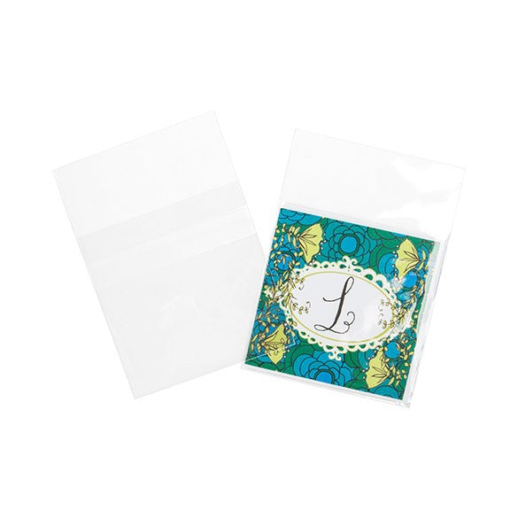 Plastic Bags 8.3x8.3cm Transparent Peel and Seal (100 pieces) [B33PC]