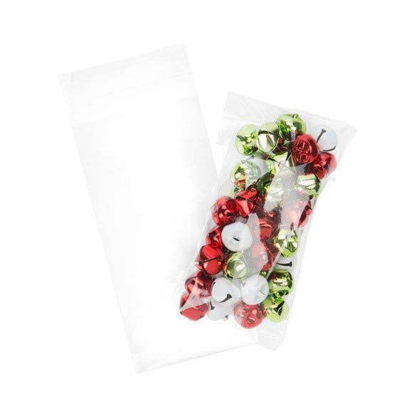 Plastic Bags 9.5x18.5cm Transparent Peel and Seal (100 pieces) [B37M]