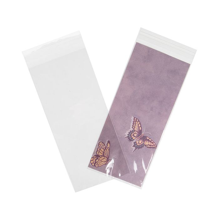 Plastic Bags 11x24,4 cm Transparent Peel and Seal (100 pieces) [B49M]