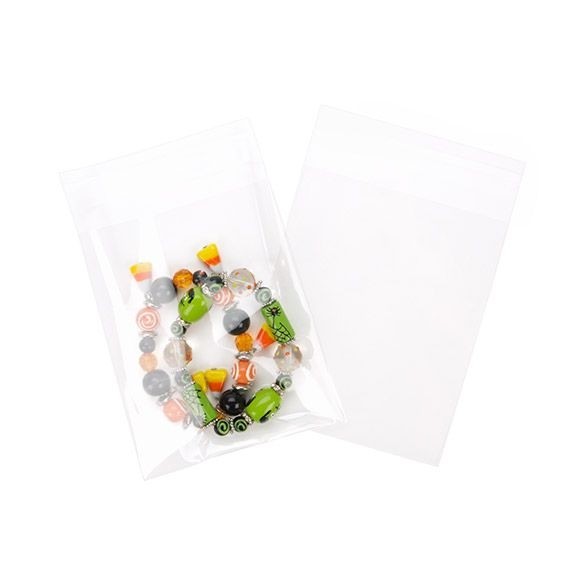 Plastic Bags 10.8x13cm Transparent Peel and Seal (100 pieces) [B4X5]