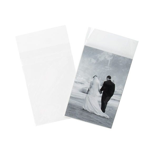 Plastic Bags 10.8x15.6cm Transparent Peel and Seal (100 pieces) [B4X6PC]