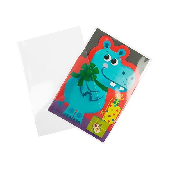 Plastic Bags 14.3x21cm Transparent (100 pieces) [B58NF]