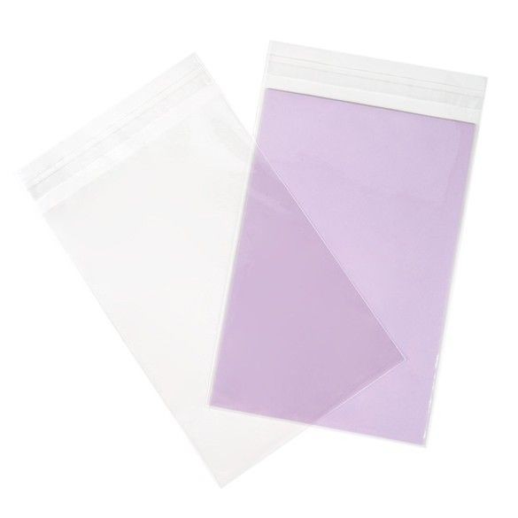 Plastic Bags 15x22cm Transparent Peel and Seal (100 pieces) [B59]