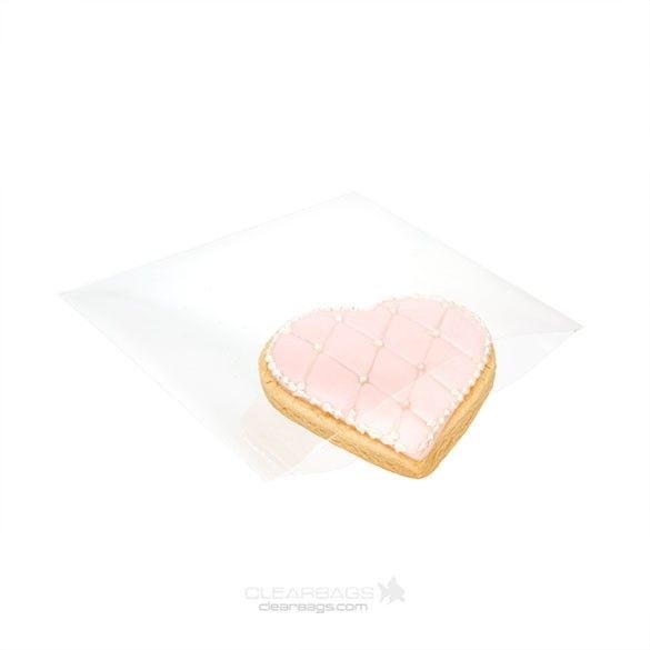 Plastic Bags 13.2x12.9cm Transparent (100 pieces) [B5X5SNF]