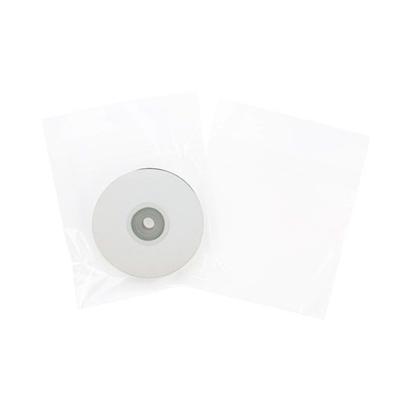 Plastic Bags 13.2x12.9cm Transparent Peel and Seal (100 pieces) [B5X5SPC]