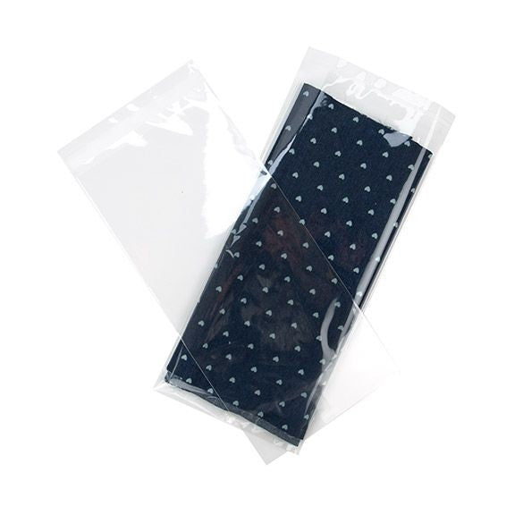 Plastic Bags 15.7x33cm Transparent Peel and Seal (100 pieces) [B613]