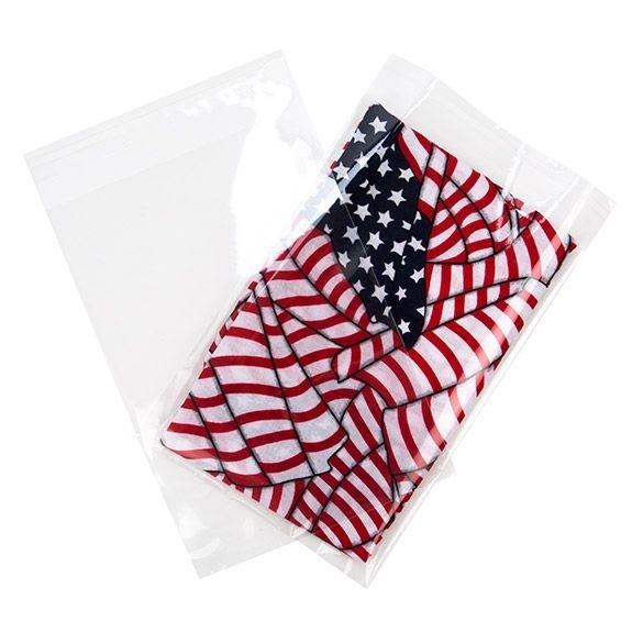 Plastic Bags 16.8x24.1cm Transparent Peel and Seal (100 pieces) [B69M]