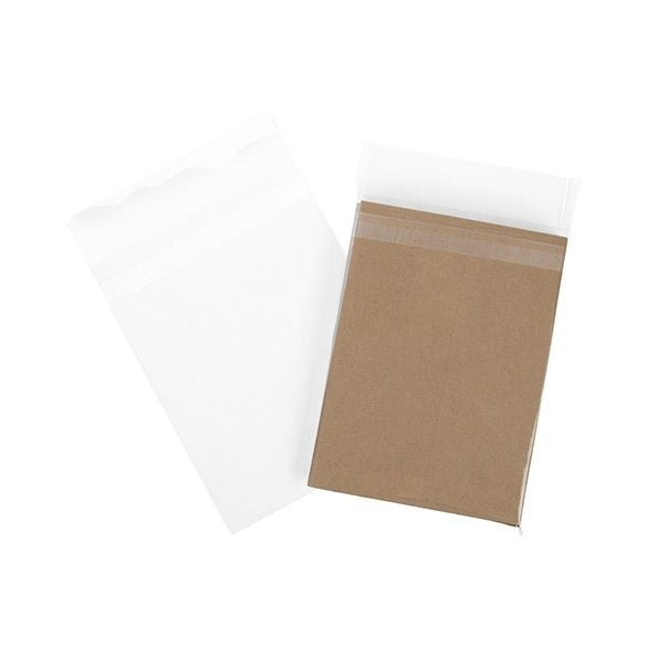 Plastic Bags 13.8x17.9cm Transparent Peel and Seal (100 pieces) [B6B3PC]