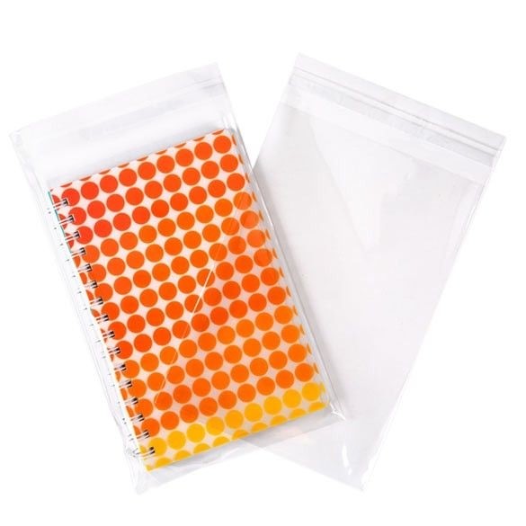 Plastic Bags 16.5x24cm Transparent Peel and Seal (100 pieces) [B6H9H]