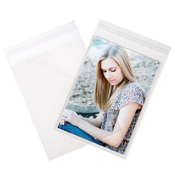 Plastic Bags 14x18.5cm Transparent Peel and Seal (100 pieces) [B75]