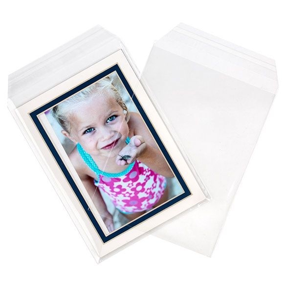 Plastic Bags 14x18.5cm Transparent Peel and Seal (100 pieces) [B75CT]