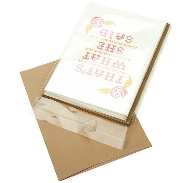 Plastic Bags 15x19.5cm Transparent Peel and Seal (100 pieces) [B75XL]