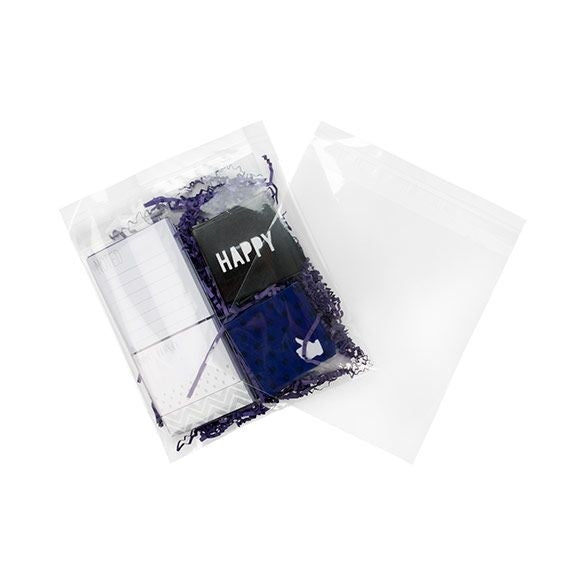 Plastic Bags 19.5x19.2cm Transparent Peel and Seal (100 pieces) [B7X7M]