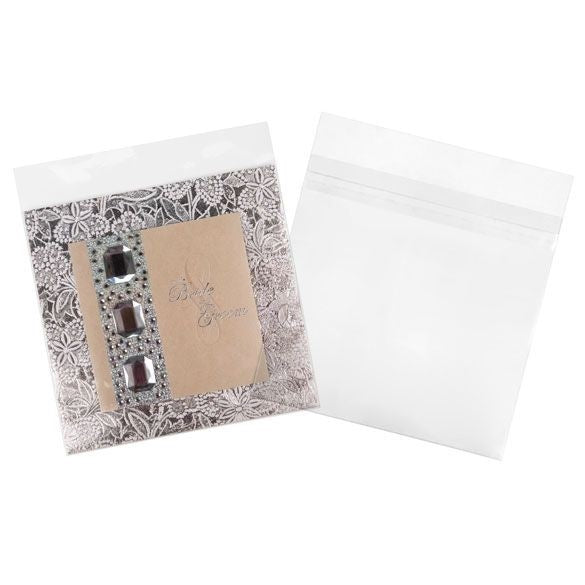 Plastic Bags 21x20.5cm Transparent Peel and Seal