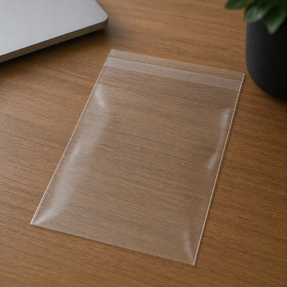 Plastic Bags 23.5x28.9cm Transparent Peel and Seal (100 pieces) [B911PC]
