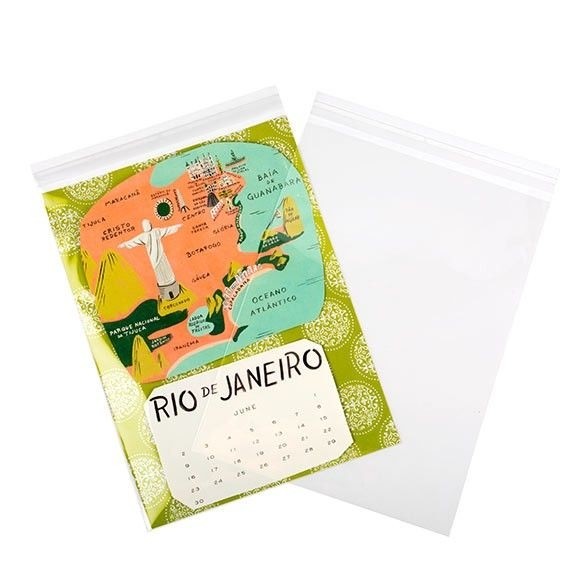 Plastic Bags 22.9x30.5cm Transparent Peel and Seal (100 pieces) [B912]