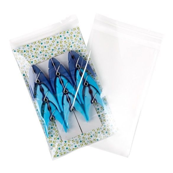 Plastic Bags 15.7x24.3cm Transparent Peel and Seal