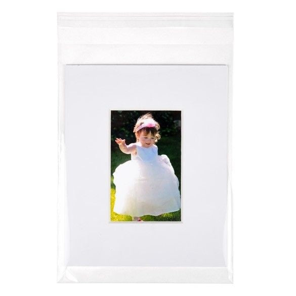 Plastic Bags 22x30cm Transparent Peel and Seal (100 pieces) [BA4]