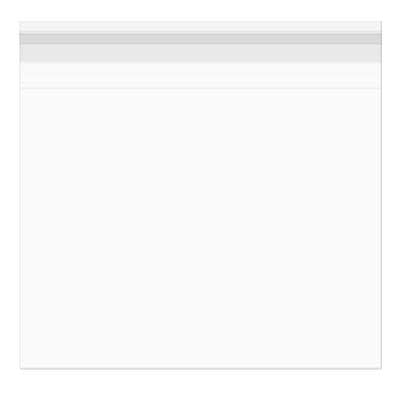 Plastic Bags 31.6x31.1cm Transparent Peel and Seal(250 pieces) [VL12X12]