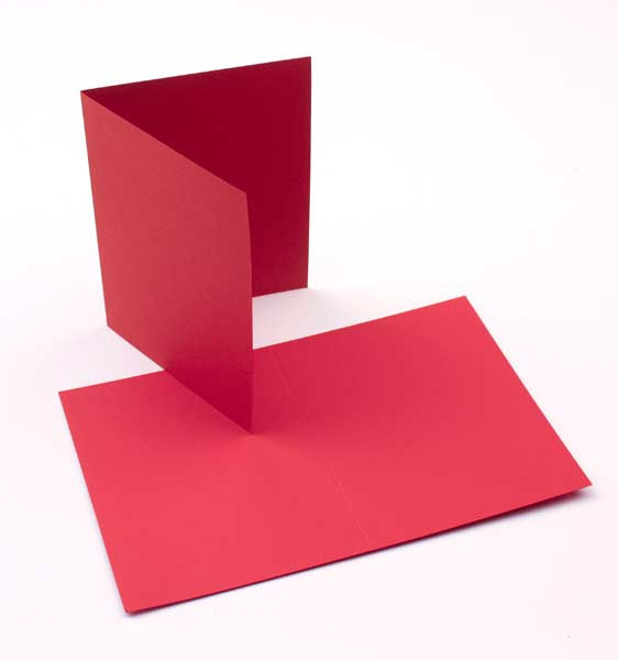 Cards Red 17.8x12.4cm (50 pieces) [PC018]