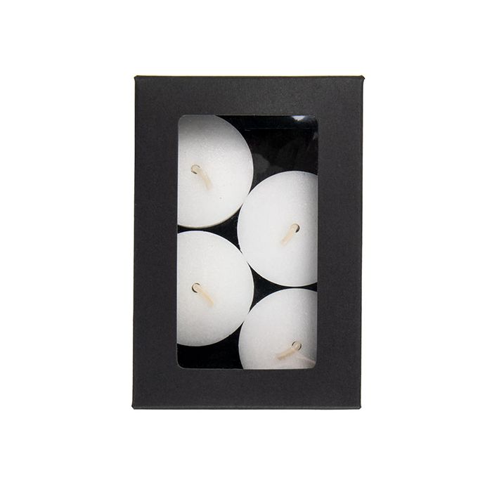 Black Gift Boxes Window Box w/ attached window 7x2.1x10.3 cm (25 pieces) [WKRGB317]