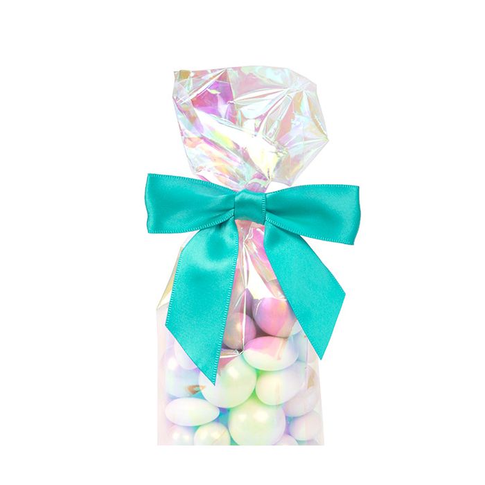 Bows Pre-tied 8,9 cm Turquoise (25 pieces) [BOWTQ]