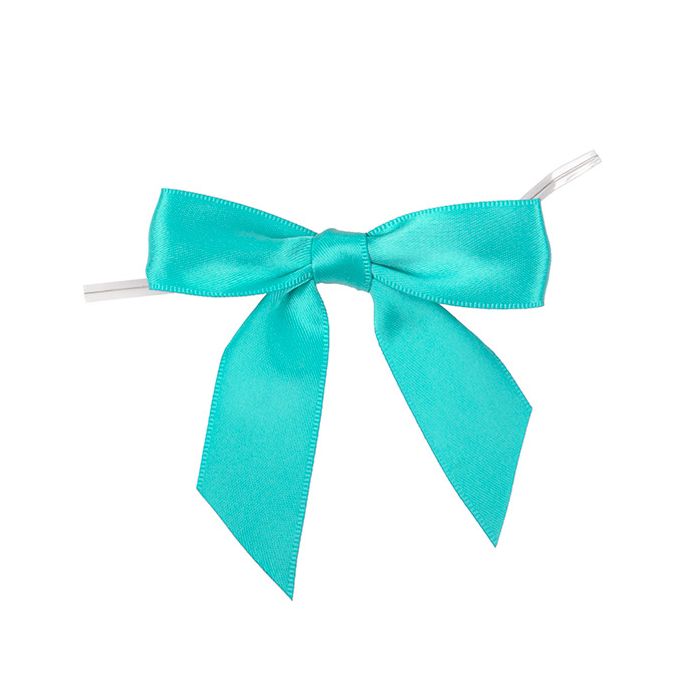 Bows Pre-tied 8,9 cm Turquoise