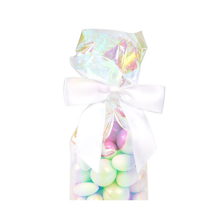 Bows Pre-tied 8,9 cm White (25 pieces) [BOWWH]