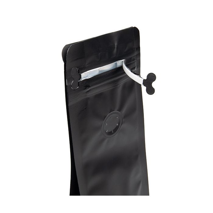Blockbottom Coffee Bag Matte Black 7,9x6x26cm (50 Pieces) [BBC1MB]