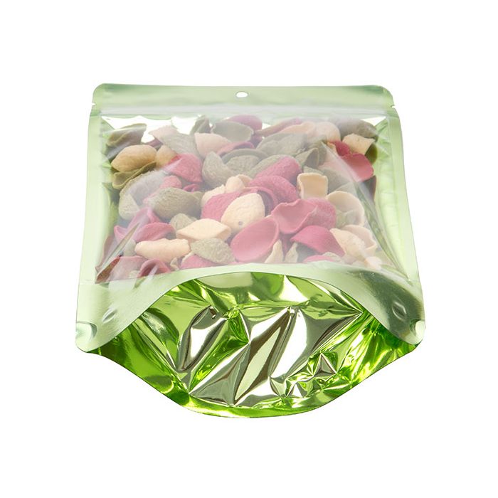 Stand Up Pouches Green 14,9x8,9x23,2cm With Hanghole (100 Pieces) [ZBGB7GR]