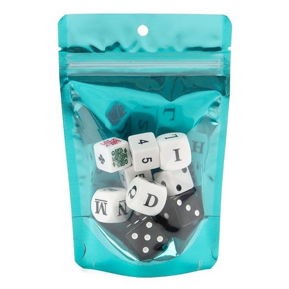 Stand Up Pouches Transparent/Teal 10.2x6x15.2cm | 57 grams (100 pieces) [ZBGB2TL]