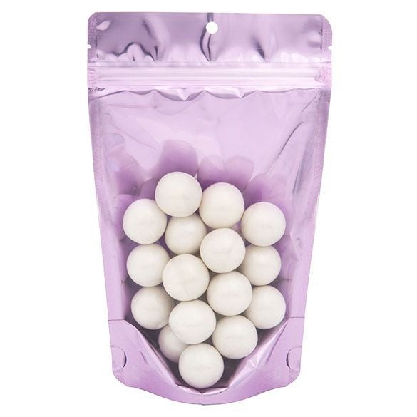 Stand Up Pouches Transparent/Lavender 13x7.9x20.6cm | 113 grams (100 pieces) [ZBGB3LV]