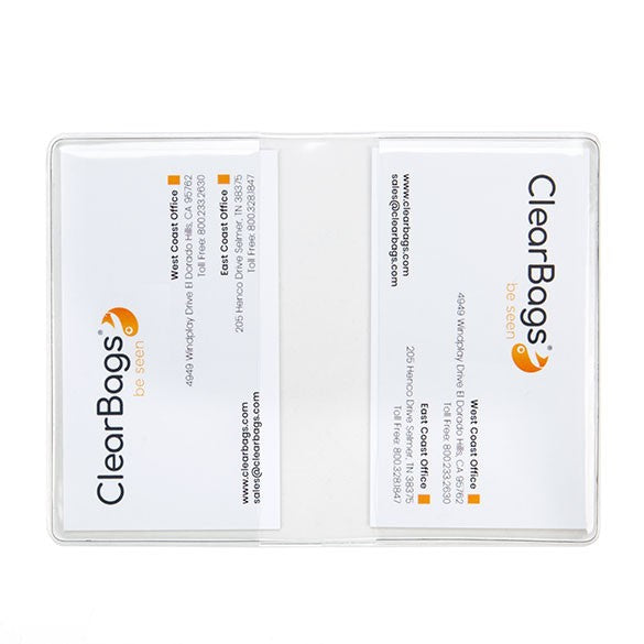 Vinyl Business Card Pouch 9.5x12.7cm (10 pieces) [VINBUS]