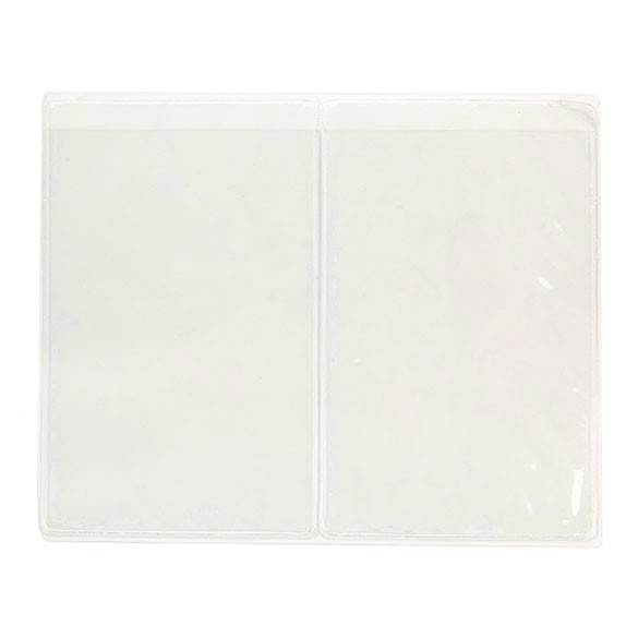 Vinyl Business Card Pouch 5.9x8.9cm Adhesive Back (10 pieces) [VINBUS3]