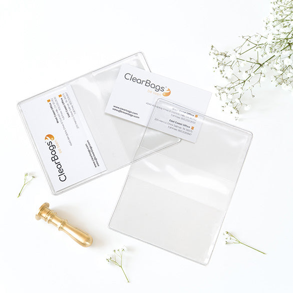 Vinyl Business Card Pouch 9.5x12.7cm (10 pieces) [VINBUS]