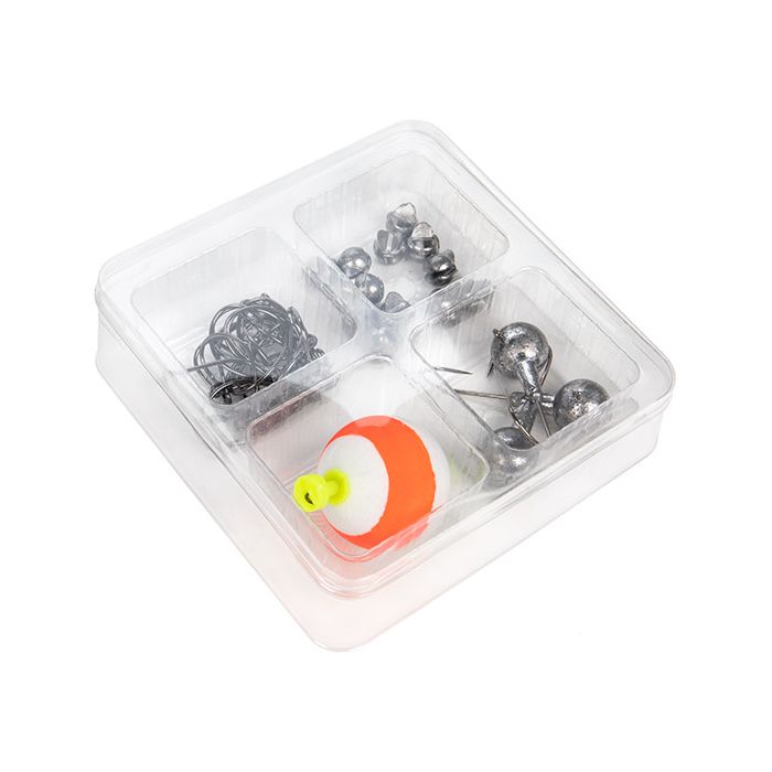 Candy Tackle Box, 4 Cavity 10,3x2,5x10,3 cm (25 Pieces) [CTBS22]