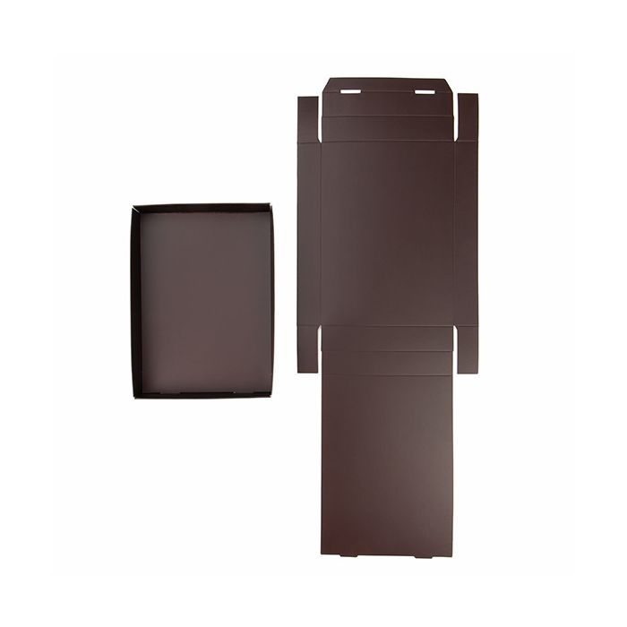 Kraft Bottom Chocolate Brown 13,7x2,5x19,1 cm (25 pieces) [CB15]