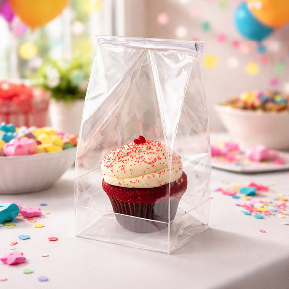 Bags Set for 1 Cupcake 10.2x10.2x22.9cm (100 pieces) [CBG1XL]