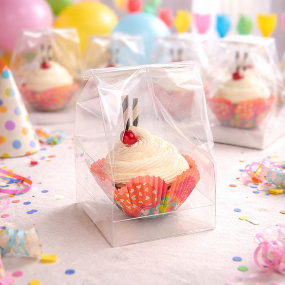 Bags Set for Jumbo Cupcakes 10.2x10.2x22.8cm (100 pieces) [CBG3]